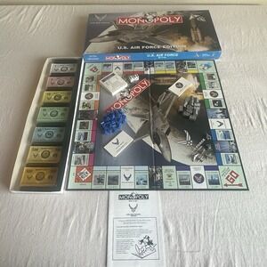 Monopoly U.S. Air Force Edition (2003) 100% Complete Excellent Condition Family